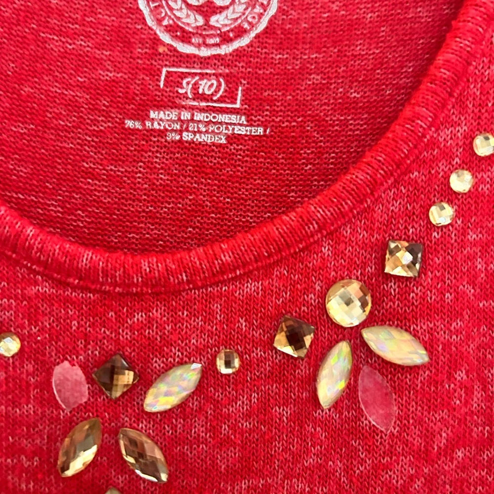 Red and Navy Kids Dress Set - Picture 6 of 8